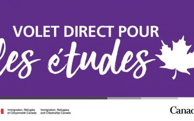 Volet direct pour les études au canada