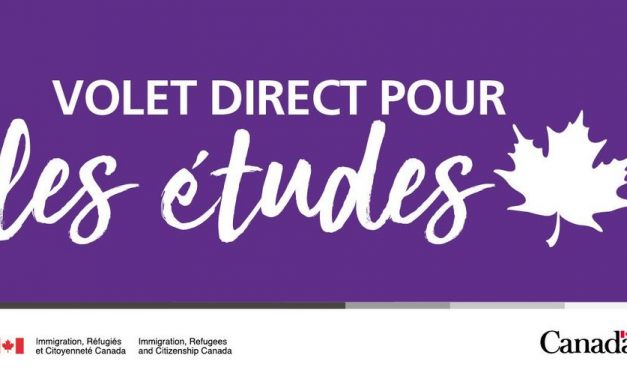 Volet direct pour les études au canada