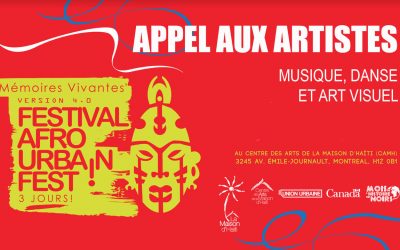 APPEL AUX ARTISTES MUSIQUE, DANSE, ARTS VISUELS