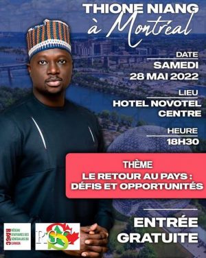 Journée économique du Sénégal : Conférence  :  » Retour au pays  défis et opportunités ».
