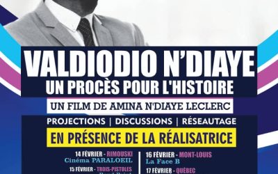 Tournée québécoise pour le film « Valdiodio N’Diaye, un procès pour l’histoire » dans le cadre du Mois de l’histoire des Noirs
