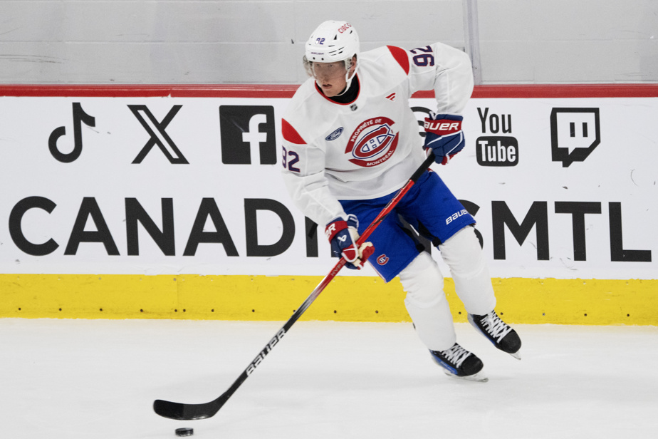 Le Canadien | Patrik Laine à l’entraînement avec ses coéquipiers