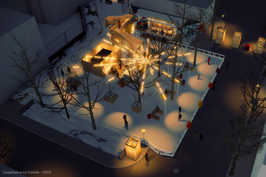 Place du Village | Une nouvelle patinoire pour animer le Village