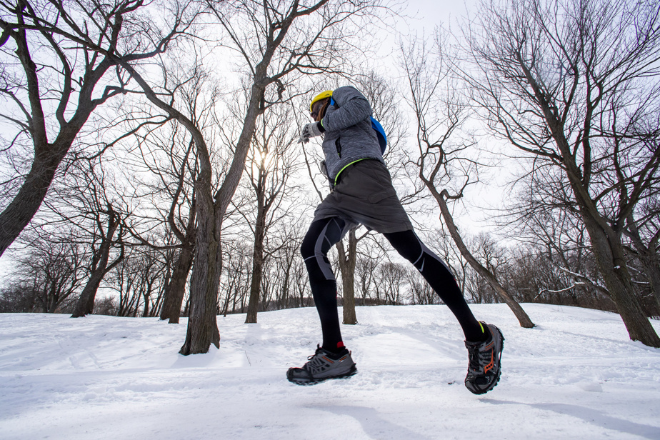 Le froid n’arrête pas les coureurs et les entraînements à l’extérieur