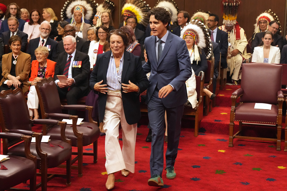 Discours du Trône | Les chaussures sport de Justin Trudeau, une entorse à l’étiquette