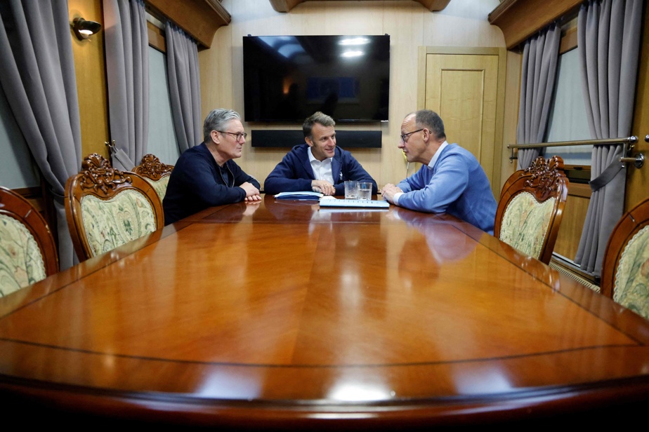 Guerre en Ukraine | Merz, Starmer, Macron et Tusk réclament à la Russie un cessez-le-feu de 30 jours