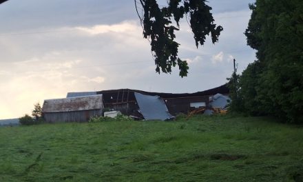 Une possible tornade a fait des ravages en Estrie