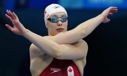 Données de localisation | Penny Oleksiak en eaux troubles