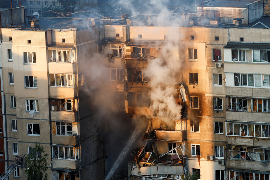 Guerre en Ukraine | La Russie frappe Kyiv avec des drones et des missiles