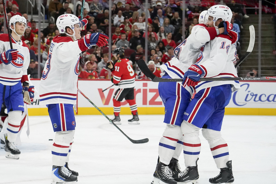 Canadien 3 – Blackhawks 2 | Kaiden Guhle marque tard en troisième période et le Canadien bat les Blackhawks
