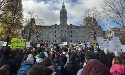 Loi 2 | Manifestation en appui aux médecins devant l’Assemblée nationale