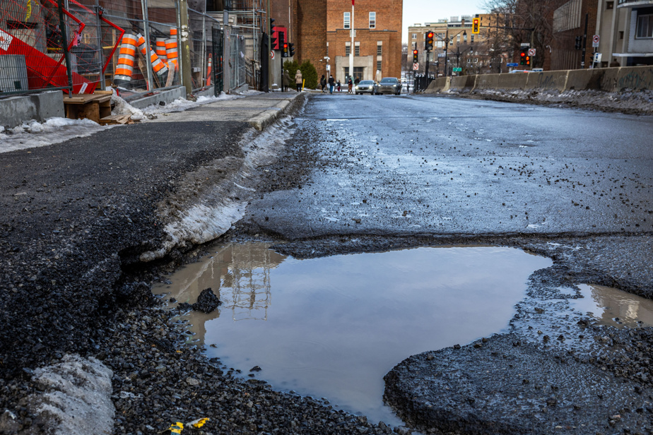 Nids-de-poule en hausse | Montréal s’inquiète déjà pour le printemps