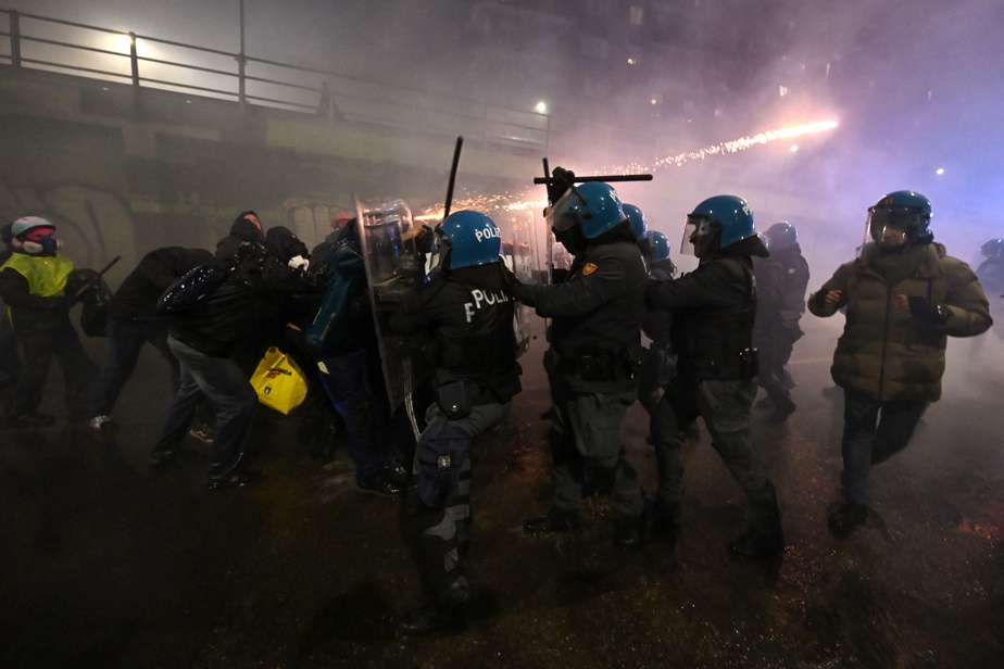 Milan-Cortina 2026 | Des manifestants anti-JO et la police s’affrontent à Milan