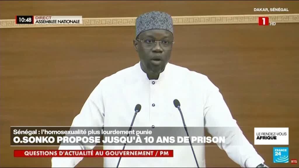 Sénégal : l&rsquo;homosexualité plus lourdement punie, O.Sonko propose jusqu&rsquo;à dix ans de prison