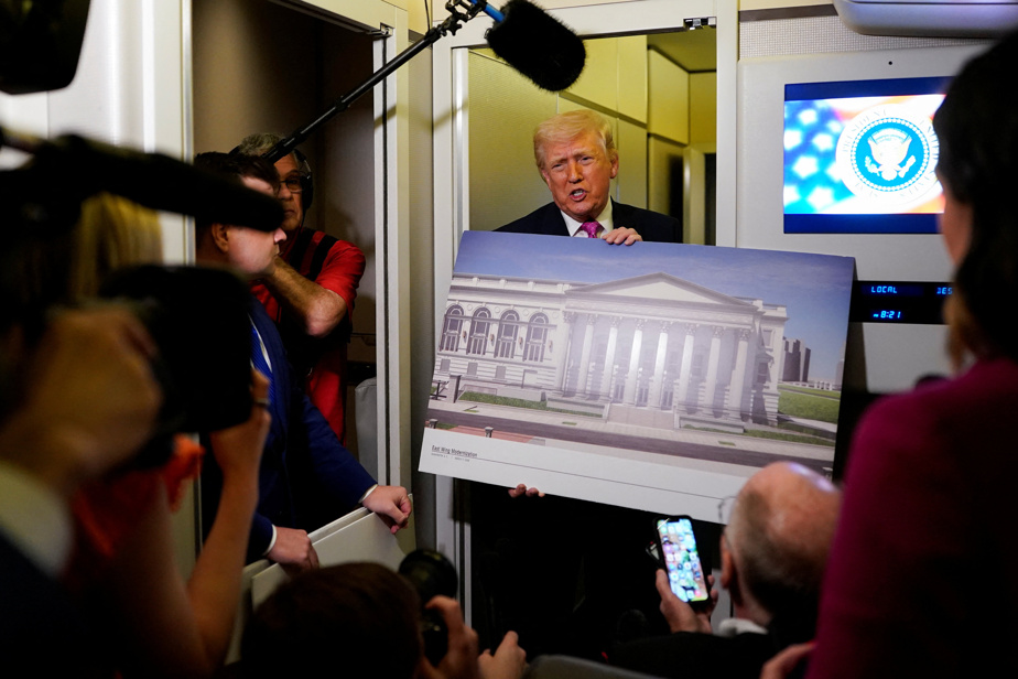 Selon Donald Trump | L’armée américaine construit un complexe militaire sous la future salle de bal de la Maison-Blanche