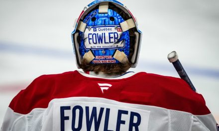 Nouveau masque à saveur québécoise | Un clin d’œil auquel tenait Jacob Fowler