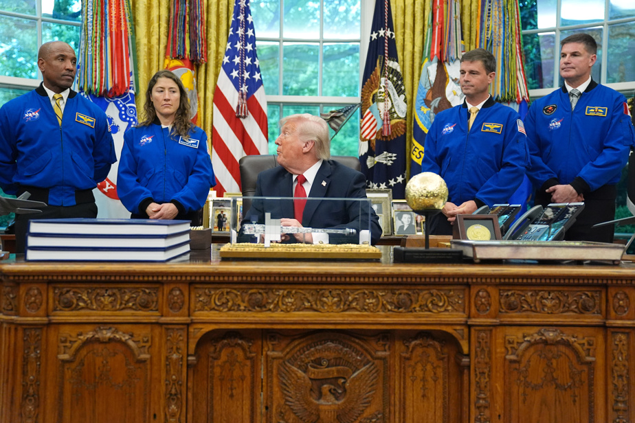 Jeremy Hansen et l’équipage d’Artemis II rencontrent Trump