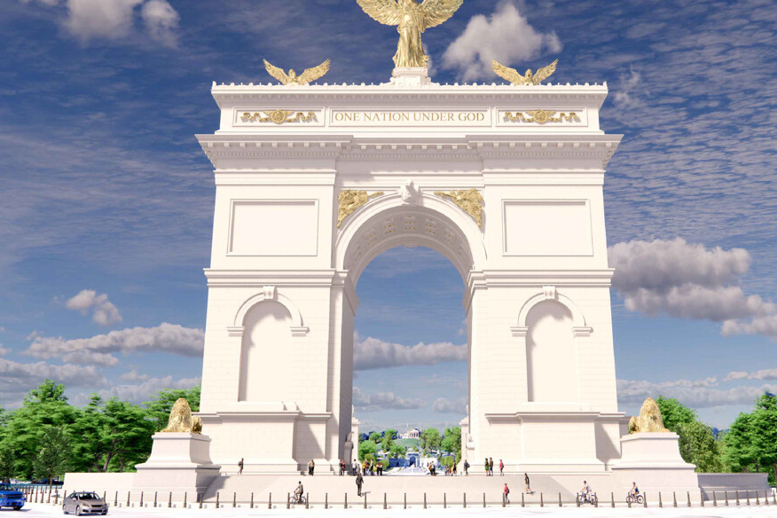 Washington | L’administration Trump dévoile les plans d’un arc de triomphe