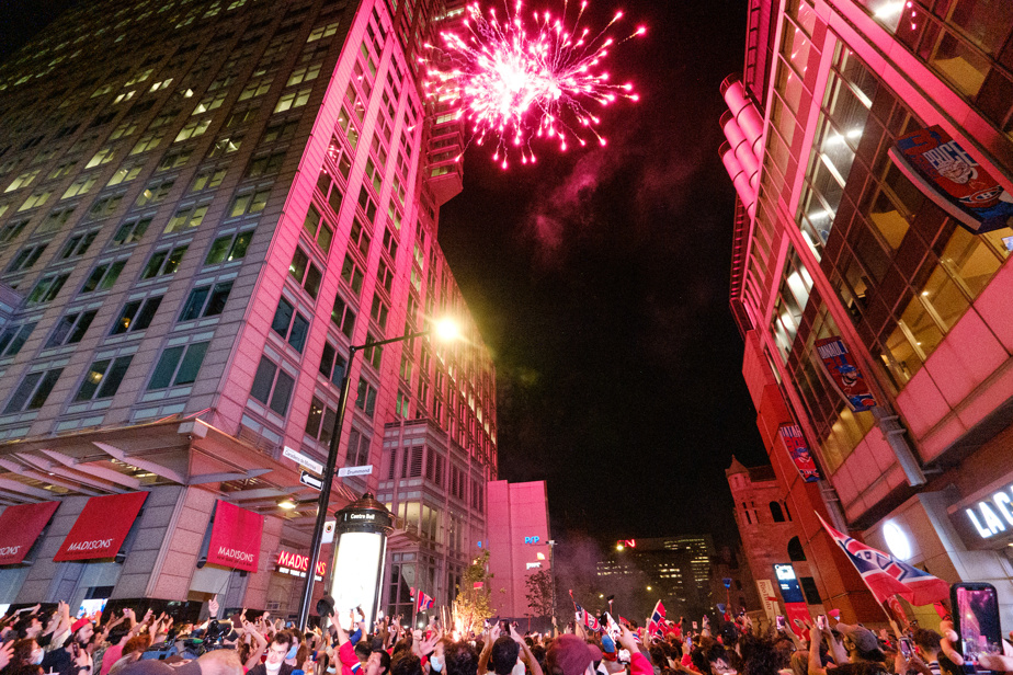 Célébrations sportives | Un enfant blessé par des feux d’artifice à Montréal