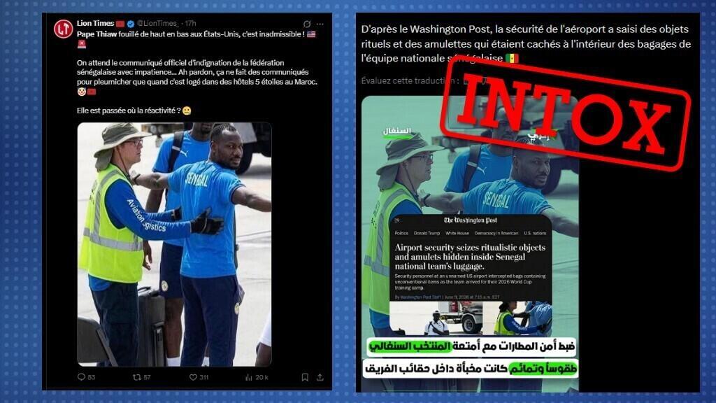 Mondial 2026 : l&rsquo;équipe du Sénégal visée par des intox venant de supporters marocains