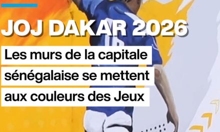 JOJ 2026 : les murs de Dakar se mettent aux couleurs des Jeux