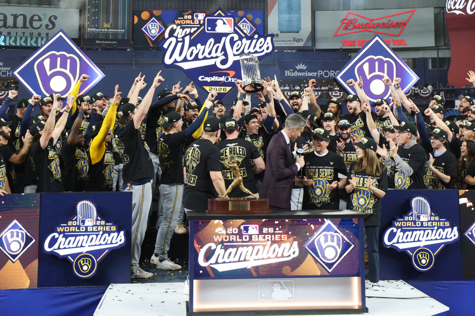 Les Brewers sont champions de la Série mondiale pour la première fois