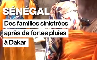 Sénégal : plusieurs familles sinistrées après de fortes pluies à Dakar