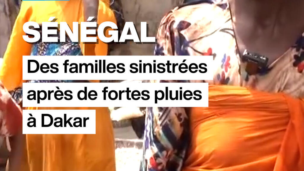Sénégal : plusieurs familles sinistrées après de fortes pluies à Dakar