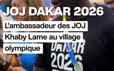 JOJ Dakar 2026 : l&rsquo;ambassadeur Khaby Lame visite le village olympique