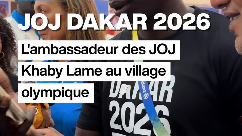JOJ Dakar 2026 : l&rsquo;ambassadeur Khaby Lame visite le village olympique
