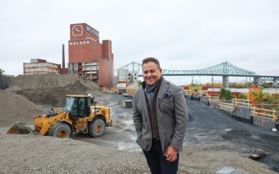 Montréal | Le Quartier Molson érige sa première tour